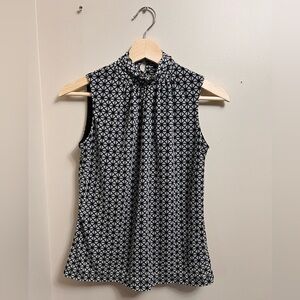 Worthington Sleeveless Blouse Women’s Size PS Petite Small Grey